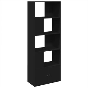 vidaXL Estante 70x36x189 cm derivados de madeira preto
