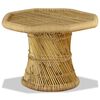 vidaXL Mesa de centro em bambu octogonal 60x60x45 cm