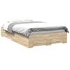 vidaXL Estrutura da Cama Castanho 120 x 200 cm Derivados de Madeira