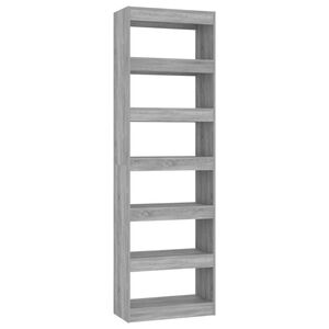 vidaXL Estante/divis&oacute;ria 60x30x198 cm cor sonoma cinza