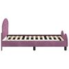 vidaXL Estrutura de Cama Infantil com Cabeceira Roxo 80 x 160 cm