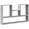 vidaXL Prateleira parede 36x16x90cm derivados madeira cinzento cimento