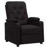 vidaXL Poltrona reclin&aacute;vel couro artificial preto