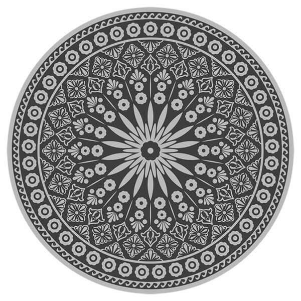 Esschert Design Tapete de exterior 170 cm de diâmetro