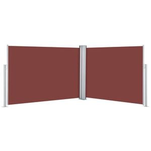 vidaXL Toldo lateral retr&aacute;til 100x1000 cm castanho