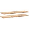 vidaXL Prateleira flutuante 2pcs 120x40x4 cm ac&aacute;cia maci&ccedil;a n&atilde;o tratada