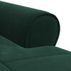 vidaXL Chaise Lounge com almofada Verde Escuro 91 x 157 x 91 cm Veludo