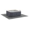 vidaXL Lona para Fundo de Piscina Cinzento-claro 274 x 274 x 0,1 cm