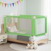 vidaXL Barra de seguran&ccedil;a p/ cama infantil tecido 160x25 cm verde