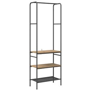 vidaXL Suporte para Roupas Carvalho Artesanal 60 x 30 x 171 cm
