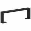 vidaXL P&eacute;s de M&oacute;veis 2 pcs Preto 311 x 40,5 x 100 mm Ferro