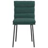 vidaXL Cadeiras de jantar 2 pcs veludo verde-escuro