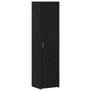 vidaXL Buff&ecirc; Carvalho Preto 45 x 42,5 x 185 cm