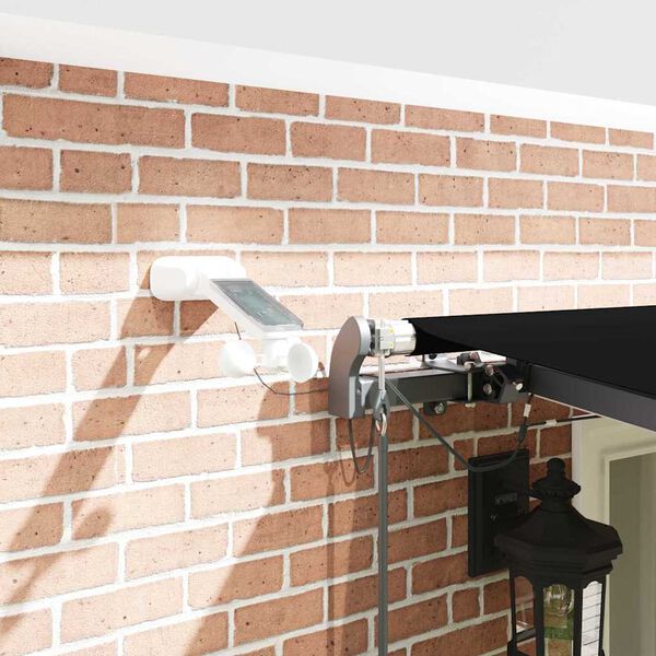 vidaXL Tecido de Toldos com Preto 600 &times; 300 cm Poli&eacute;ster