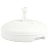 vidaXL Base de guarda-sol c/ areia/&aacute;gua 20 L pl&aacute;stico vime branco