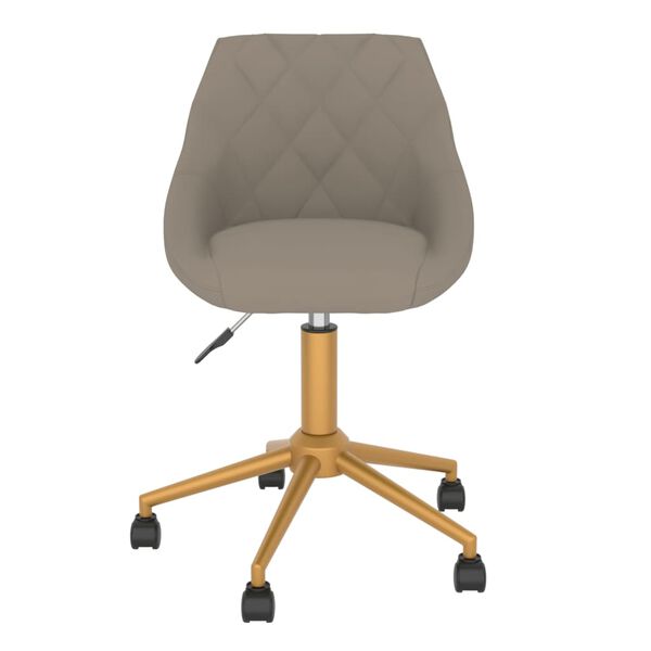 vidaXL Cadeiras de jantar girat&oacute;rias 4 pcs veludo cinzento-claro