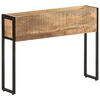 vidaXL Vaso/floreira 90x20x68 cm madeira de mangueira &aacute;spera
