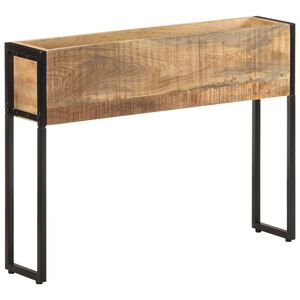 vidaXL Vaso/floreira 90x20x68 cm madeira de mangueira &aacute;spera