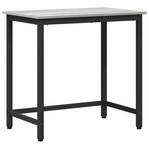 vidaXL mesa Cinza Sonoma 100 x 50 x 76,5 cm