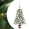 vidaXL &Aacute;rvore de Natal com 150 LEDs com suporte Verde 65 cm PE