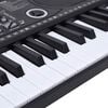 vidaXL 61 teclas piano teclado elétrico com suporte de música