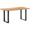 vidaXL Mesa de jantar 160x80x75 cm madeira recuperada maci&ccedil;a