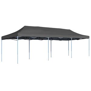 vidaXL Tenda para festas pop-up dobr&aacute;vel 3x9 m antracite