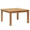 vidaXL Mesa de centro Castanho 60 x 60 x 36 cm Madeira de Teca S&oacute;lida