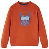 Sweatshirt para crian&ccedil;a cor ferrugem-claro 92
