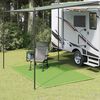 vidaXL Tapete de campismo para tenda 250x200 cm PEAD verde-claro