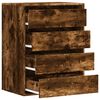 vidaXL Cómoda 60x41x76 cm derivados de madeira carvalho fumado