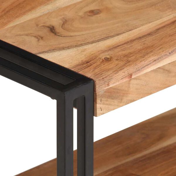 vidaXL M&oacute;vel de TV 120x30x40 cm madeira de ac&aacute;cia maci&ccedil;a