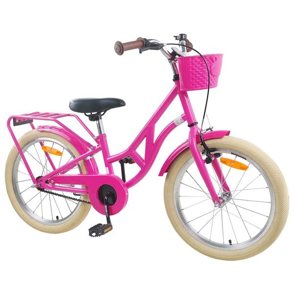 vidaXL Bicicleta Infantil 20 Polegadas para 6-11 Anos Rosa Escuro