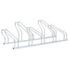 vidaXL Suporte independente para 5 bicicletas a&ccedil;o galvanizado