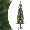 vidaXL &Aacute;rvore de Natal artificial fina com suporte PE 150 cm