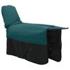 vidaXL Cobertor de Cavalo Verde Escuro e Preto 155 cm Poli&eacute;ster