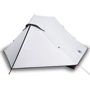 vidaXL Tenda de campismo p/ 2 pessoas tecido opaco imperme&aacute;vel branco
