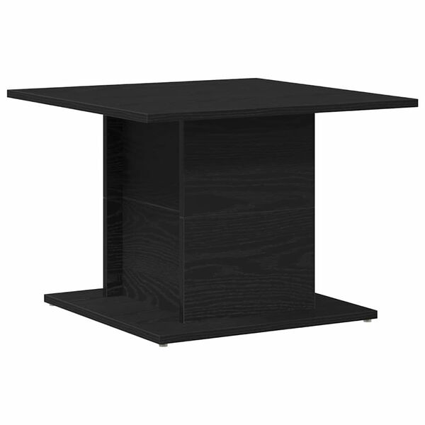 vidaXL Mesa de centro Carvalho Preto 55,5 x 55,5 x 40 cm