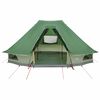 vidaXL Barraca Tipi Familiar com telhado Verde 466 x 310 x 240 cm