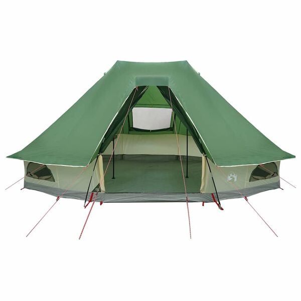 vidaXL Barraca Tipi Familiar com telhado Verde 466 x 310 x 240 cm