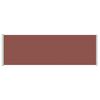 vidaXL Toldo lateral retr&aacute;til para p&aacute;tio 200x600 cm castanho