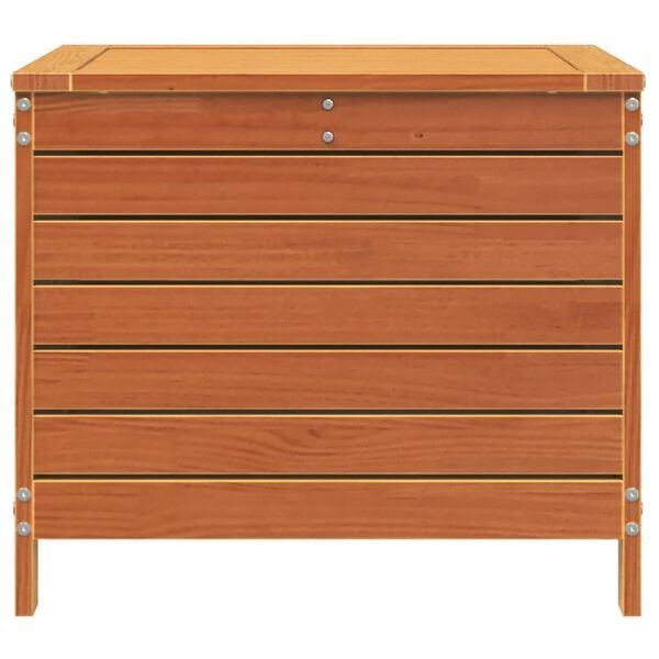 vidaXL Apoio pés p/ jardim 62x63,5x53,5 cm pinho maciço castanho-mel