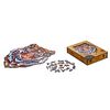 UNIDRAGON Puzzle de madeira 273 pcs Lovely Tiger King Size 30x38 cm