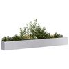 vidaXL Planter 360x40x40 cm aço galvanizado
