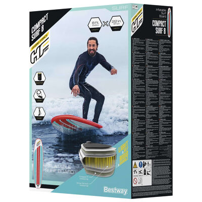 Bestway SUP insuflável Hydro-Force Compact Surf 8 243x57x7