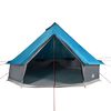 vidaXL Tenda familiar tipi para 12 pessoas impermeável azul
