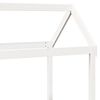 vidaXL Telhado de cama infantil 118x70x176,5 cm pinho maci&ccedil;o branco
