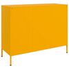 vidaXL Aparador 100,5x39x79 cm a&ccedil;o amarelo mostarda