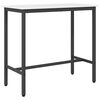 vidaXL mesa Branco 100 x 50 x 91 cm Madeira de Engenharia e A&ccedil;o
