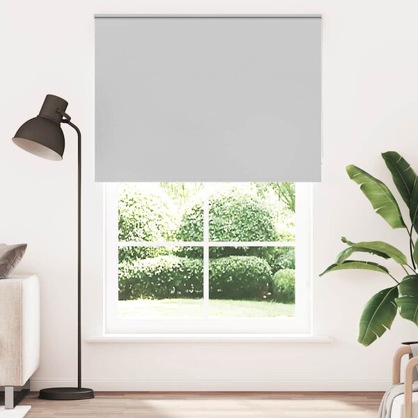 vidaXL Persiana de enrolar 150x230 cm largura tecido 146,6cm poli&eacute;ster